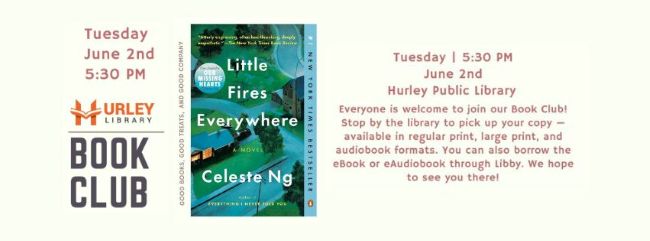 Book Club at the Hurley Public Library